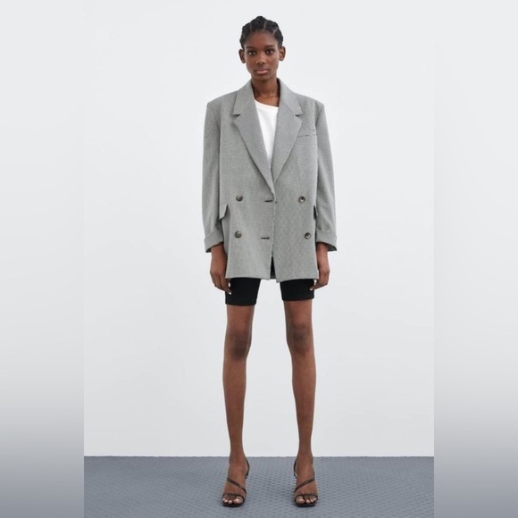 Zara Jackets & Blazers - NWT ZARA xs plaid oversized blazer
